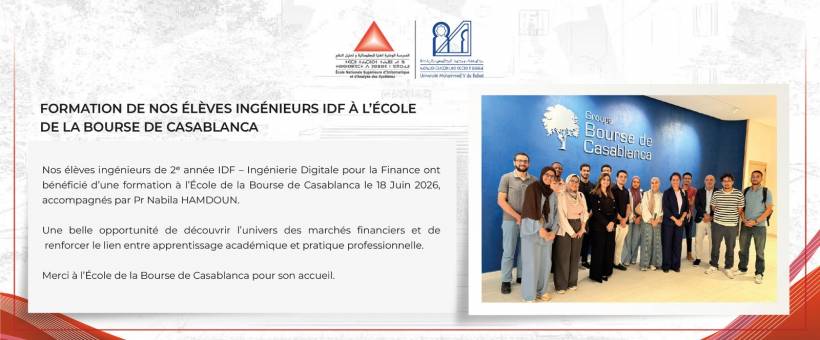 visite à la bourse de casablanca